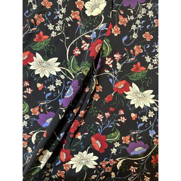 Women’s Chico’s Blouse Sheer Floral Print Multicolored Plus Size 3 16/18 - Picture 11 of 16